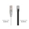 Monoprice Slim Cat6 Utp Cable, 10 ft.White 13545 - alternate 5